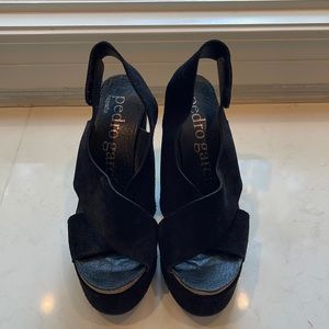 Pedro Garcia black suede heel (size 39 UK, 8.5 US)